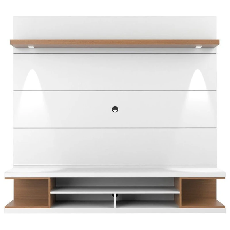 Manhattan Comfort Utopia Floating Theater Entertainment Center With White 27952 - Image 3