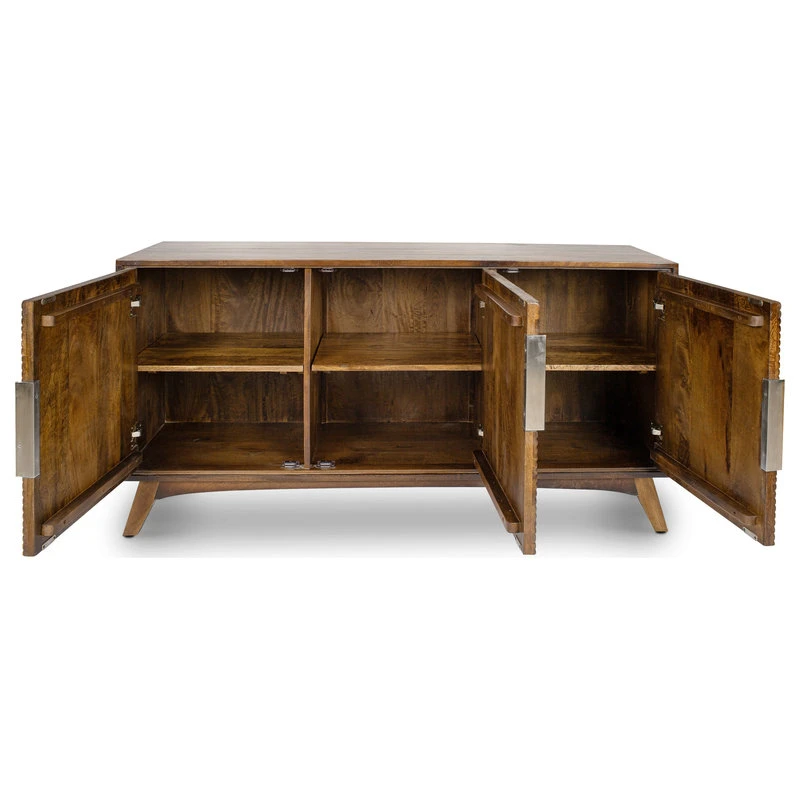 Poly & Bark Poly And Bark Seine Sideboard, Walnut - Image 4