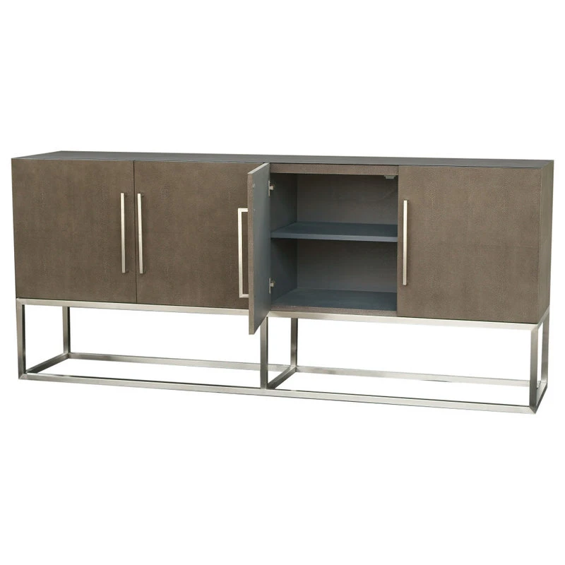 Mandalay Home Furnishings, Inc. Walter Sideboard, Faux Shagreen - Image 3