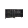 Terra Nova Designs York Black Metal Sideboard Cabinet