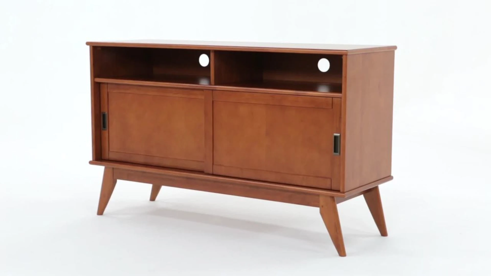 Simpli Home Ltd. Draper Mid Century Medium TV Media Stand - Image 2