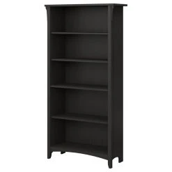 Bush Business Furniture Bush Furniture Salinas 5 Shelf Bookcase In Vintage Black