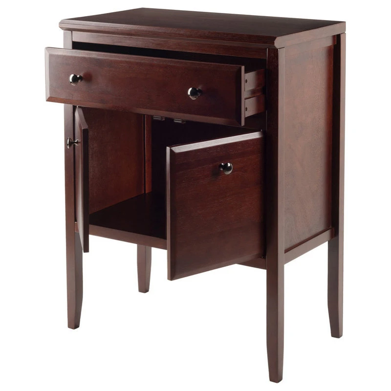 Winsome Wood Transitional Cappuccino Composite Wood Cabinet 40728 - Image 4