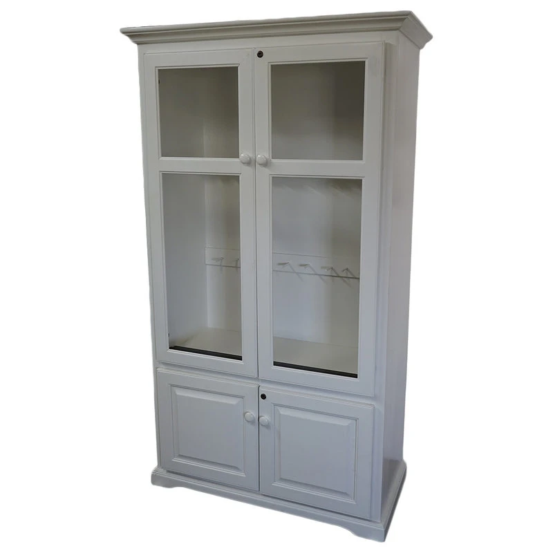Eagle Furniture Gun Cabinet, Bright White