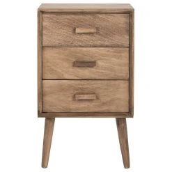 Safavieh Pomona 3-Drawer Chest, Desert Brown