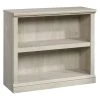 Sauder Engineered Wood 2 Shelf Bookcase In Chalked Chestnut Finish