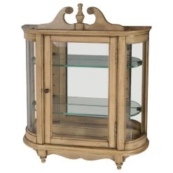 Butler Specialty Company Melinda Wall Curio, Antique Beige
