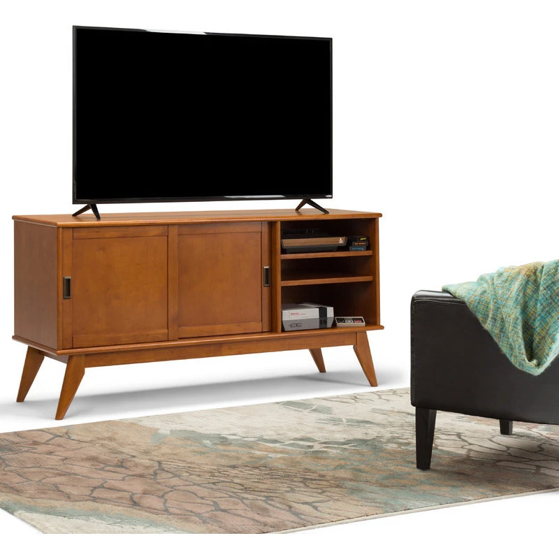 Simpli Home Ltd. Draper Mid Century Medium TV Media Stand - Image 4