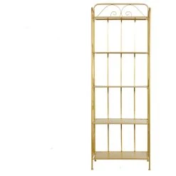 Brimfield & May Gold Iron Glam Bakers Rack, 67"x24"x13" 560045