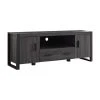 Walker Edison 60" Ash Gray Wood TV Stand Console, Charcoal