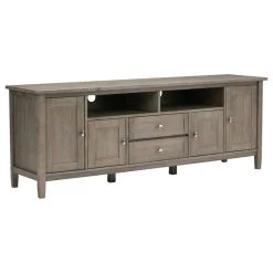 Simpli Home Ltd. Warm Shaker 72 Inch TV Media Stand