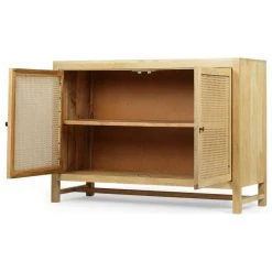 GDFStudio Viola Boho Handcrafted 2 Door Mango Wood Cabinet With Wicker Caning -NovaSolo Shop 2cf1420a037d82c1 0199 w800 h800 b1 p0