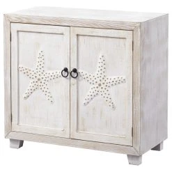 Coast To Coast Imports, LLC Coast To Coast Imports Stars Of The Sea Two Tone Two Door Cabinet