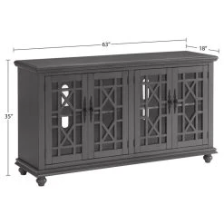 Martin Svensson Home Palisades 63-inch TV Stand, Grey -NovaSolo Shop 33512c28019ba4fd 5299 w800 h800 b1 p0