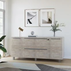 Unique Furniture K123 Credenza, Gray 21 Unique Furniture K123 Credenza, Gray -NovaSolo Shop 35b1d4c80317e777 9447 w800 h800 b0 p0