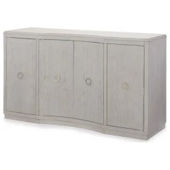 Legacy Classic Cinema By Rachael Ray Four Door Credenza In Shadow Gray Finish Wood