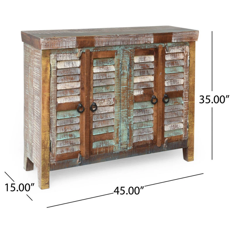 GDFStudio Muriel Recycled Wood Cabinet 12 GDFStudio Muriel Recycled Wood Cabinet - Image 12