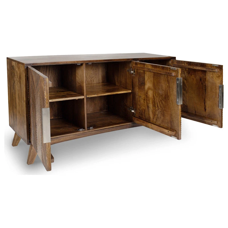 Poly & Bark Poly And Bark Seine Sideboard, Walnut - Image 3