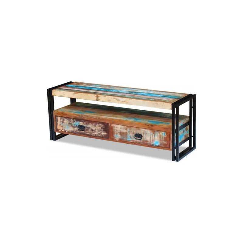 Vida XL International B.V. VidaXL TV Cabinet Solid Reclaimed Wood Display Stand Entertainment Center Unit 9 Vida XL International B.V. VidaXL TV Cabinet Solid Reclaimed Wood Display Stand Entertainment Center Unit - Image 9