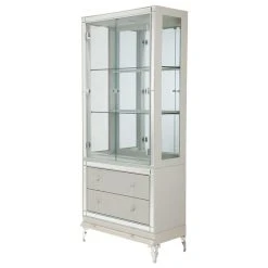 Michael Amini Aico Hollywood Loft Curio, Frost 9001605-104