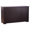 Imtinanz Modern Kitchen Storage Cupboard Cabinet With Sliding Door, Brown