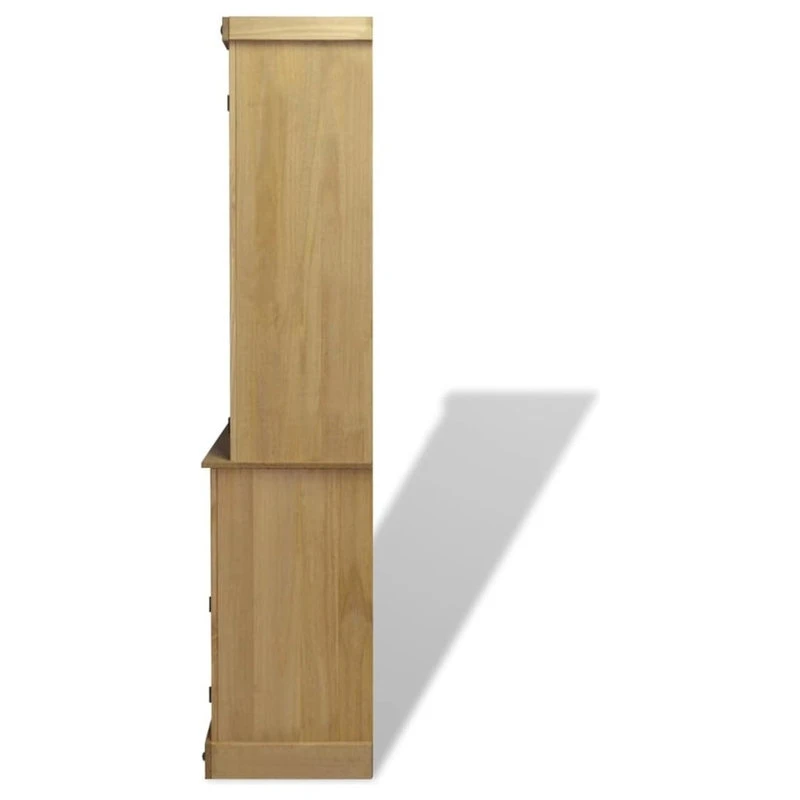 Vida XL International B.V. VidaXL Buffet & Hutch Mexican Pine Corona Range Display Cabinet Unit Bookcase - Image 5