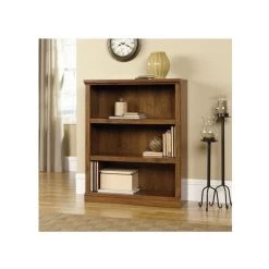 Sauder Select 3 Shelf Bookcase In Oiled Oak