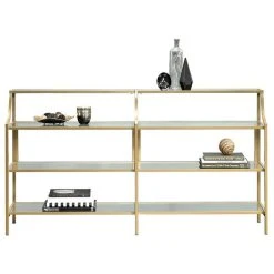 Home Square 2 Piece Bookcase And Console Table Set In Satin Gold 7 Home Square 2 Piece Bookcase And Console Table Set In Satin Gold -NovaSolo Shop 54e114540fa39177 9543 w800 h800 b1 p0