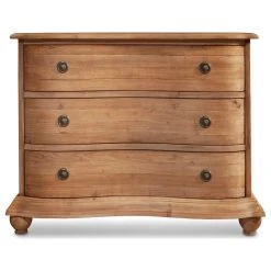 RFDesign 44" Wide Reclaimed Pine Chest Of Drawers Natural