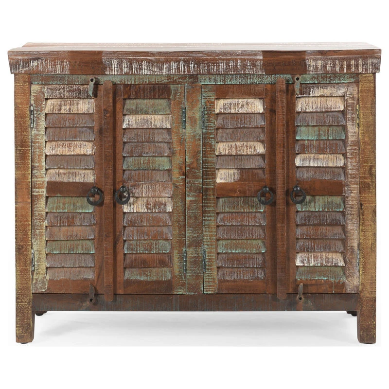 GDFStudio Muriel Recycled Wood Cabinet 1 GDFStudio Muriel Recycled Wood Cabinet