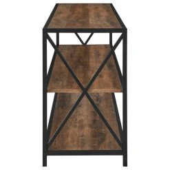 Walker Edison 60" X-Frame Metal And Wood Media Bookshelf, Rustic Oak 11 Walker Edison 60" X-Frame Metal And Wood Media Bookshelf, Rustic Oak -NovaSolo Shop 5ec19f1601afe8c9 4410 w800 h800 b1 p0