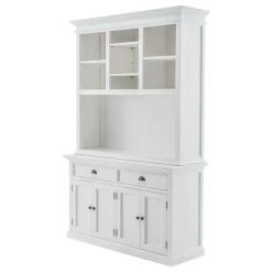 NovaSolo Halifax Buffet Hutch Unit With 2 Adjustable Shelves