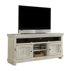 Progressive Furniture Willow Console - Distressed White