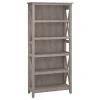 Bush Business Furniture Bush Furniture Key West 5 Shelf Bookcase In Washed Gray