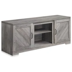 Belleze Hilo 58" Barn Door TV Stand Console For TVs Up To 65", Gray Wash