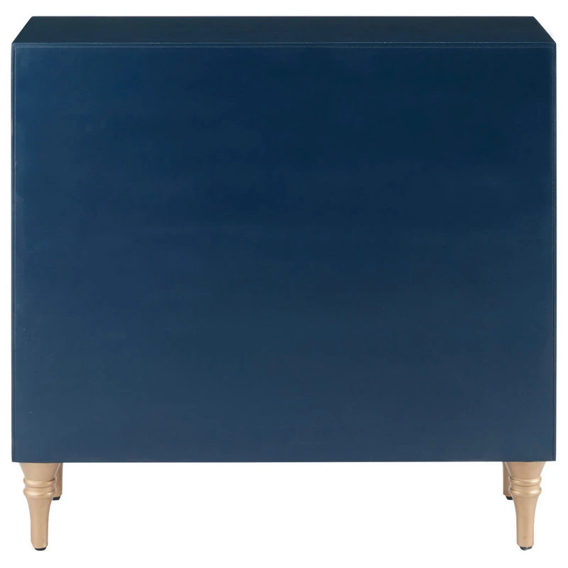 Olliix Madison Park Rubrix 3-Drawer Chest, Navy - Image 6