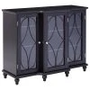 Pilaster Designs Boyce Wood Buffet, Black