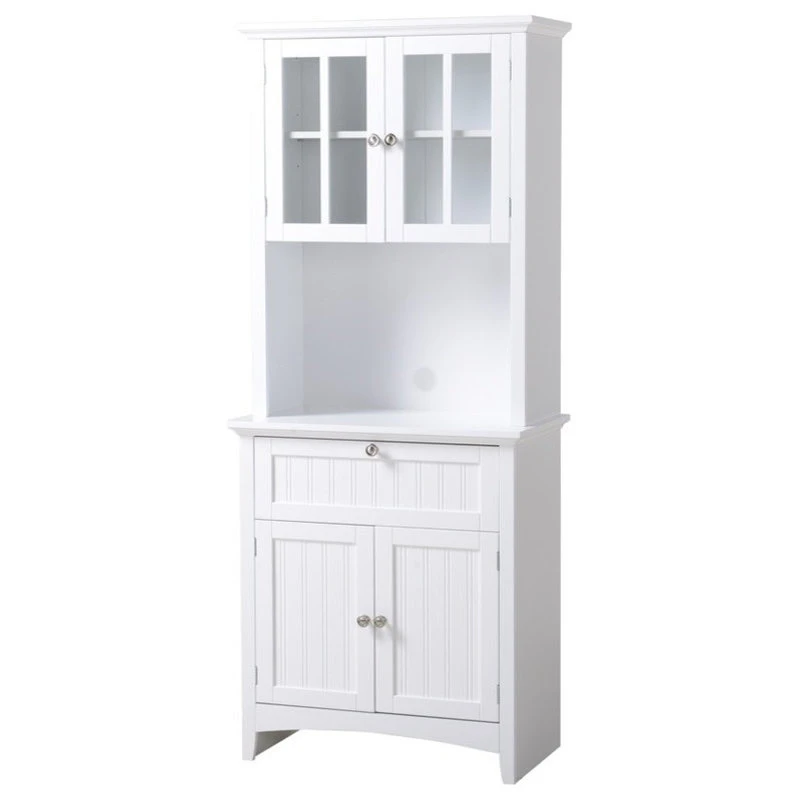 American Furniture Classics Os Home And Office Buffet And Hutch With Framed Glass Doors And Drawer 1 American Furniture Classics Os Home And Office Buffet And Hutch With Framed Glass Doors And Drawer