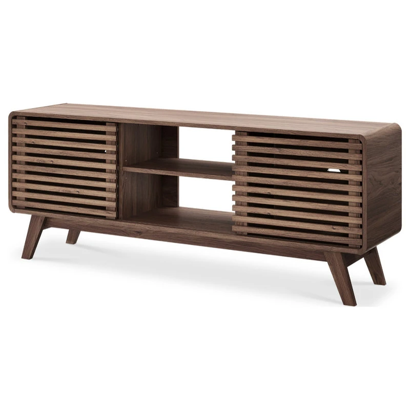 MopioInc Mopio Ensley Mid-Century Modern TV Stand, 59" Tall TV Stand 1 MopioInc Mopio Ensley Mid-Century Modern TV Stand, 59" Tall TV Stand