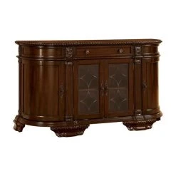 Furniture Of America E-Commerce By Enitial Lab Furniture Of America Ramsaran Wood Multi-Storage Buffet In Brown Cherry