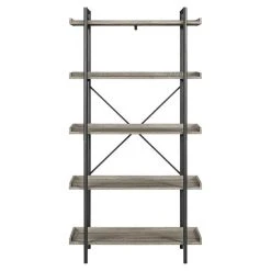 Pemberly Row 5 Shelf Bookcase In Driftwood 6 Pemberly Row 5 Shelf Bookcase In Driftwood -NovaSolo Shop 81b12efd0c1297e2 9697 w800 h800 b1 p0