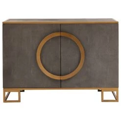 Mandalay Home Furnishings, Inc. Atlanta Chest, Faux Shagreen