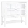A Design Studio Primrose 2 Door Storage Cabinet, White