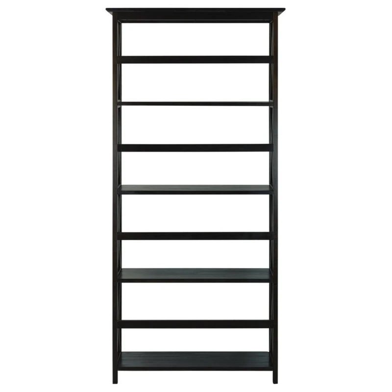 Casual Home Montego 5-Shelf Bookcase, Espresso - Image 4