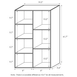 Furinno 11048 7-Cube Reversible Open Shelf, White -NovaSolo Shop 8671e773099df8b6 0671 w800 h800 b1 p0