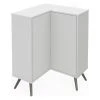 Bestar Small Space Krom Corner Storage Unit In White