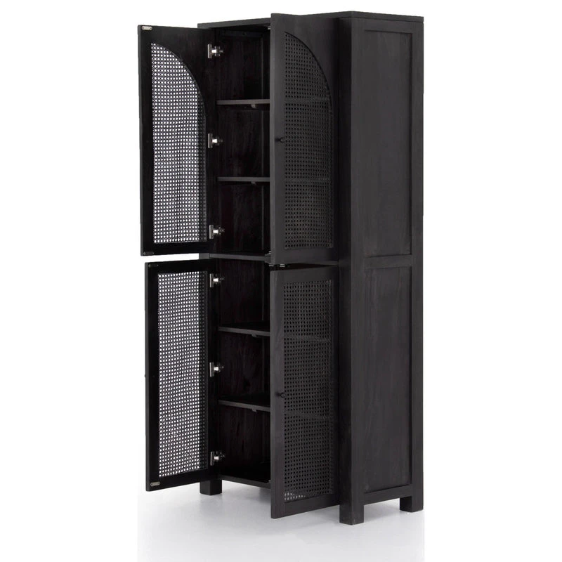 Four Hands Tilda Cabinet, Black Wash Mango 3 Four Hands Tilda Cabinet, Black Wash Mango - Image 3