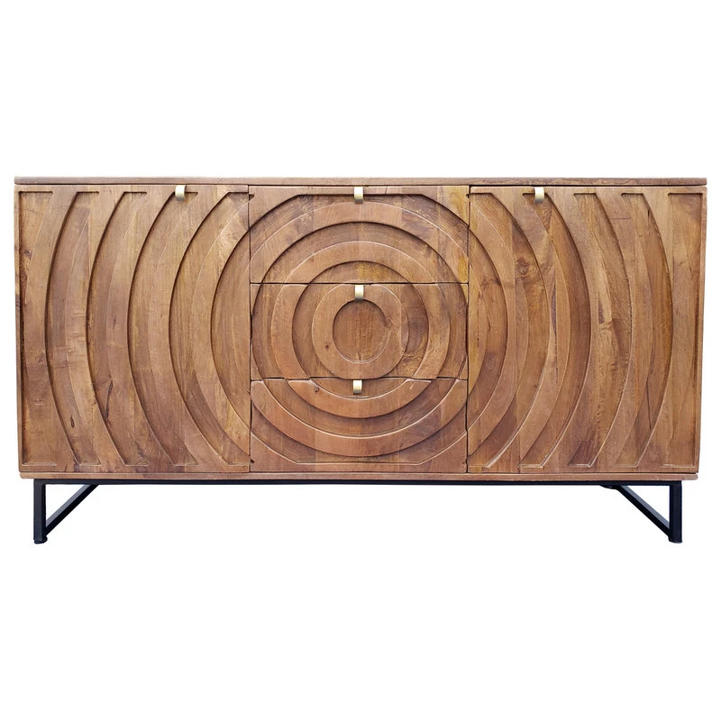 Chic Teak Inc. Mountainside Mango Wood Buffet - Image 5