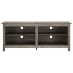 Walker Edison 58" Wood TV Media Stand In Gray Wash 6 Walker Edison 58" Wood TV Media Stand In Gray Wash -NovaSolo Shop 9031f9570f23a2c8 1169 w800 h800 b1 p0