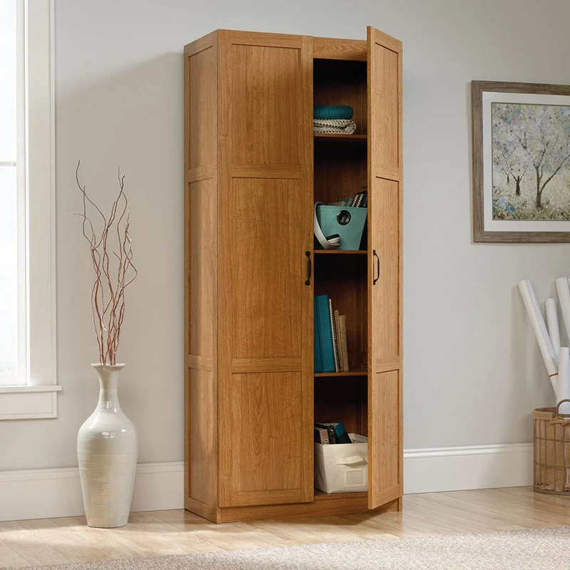 Anzy Storage Cabinet And Highland Oak Finish - Image 2